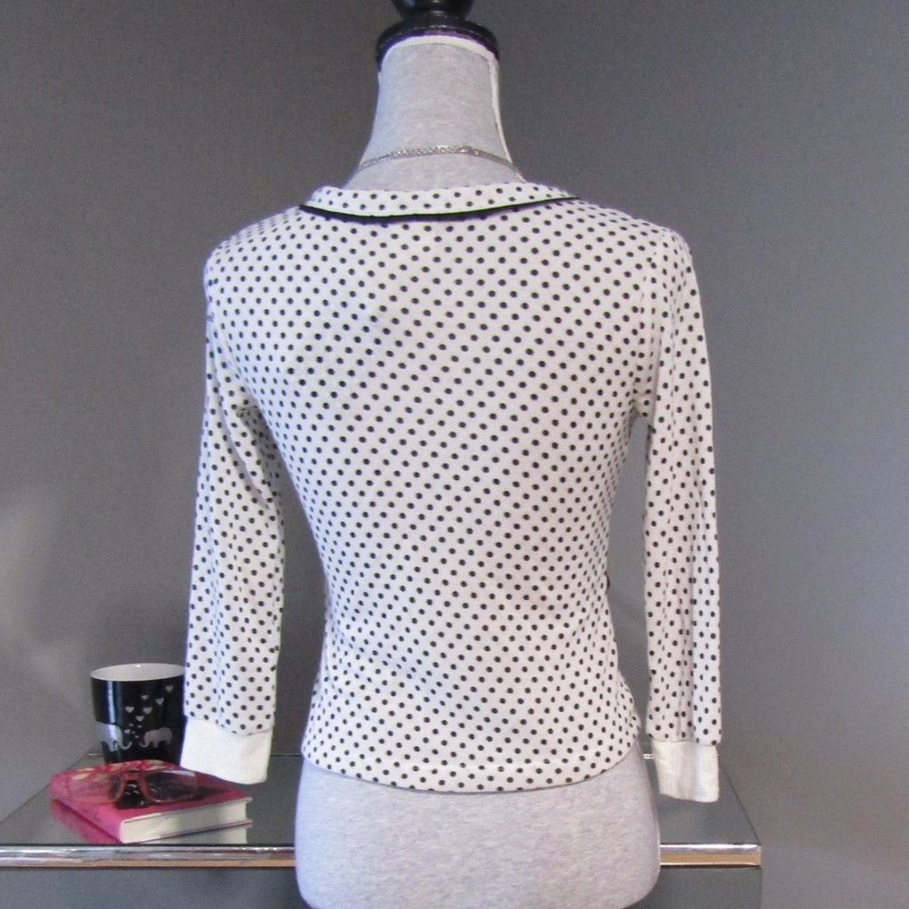 NWT Minnie Rocks The Dots Cardigan Sweater XS - Picture 4 of 8
